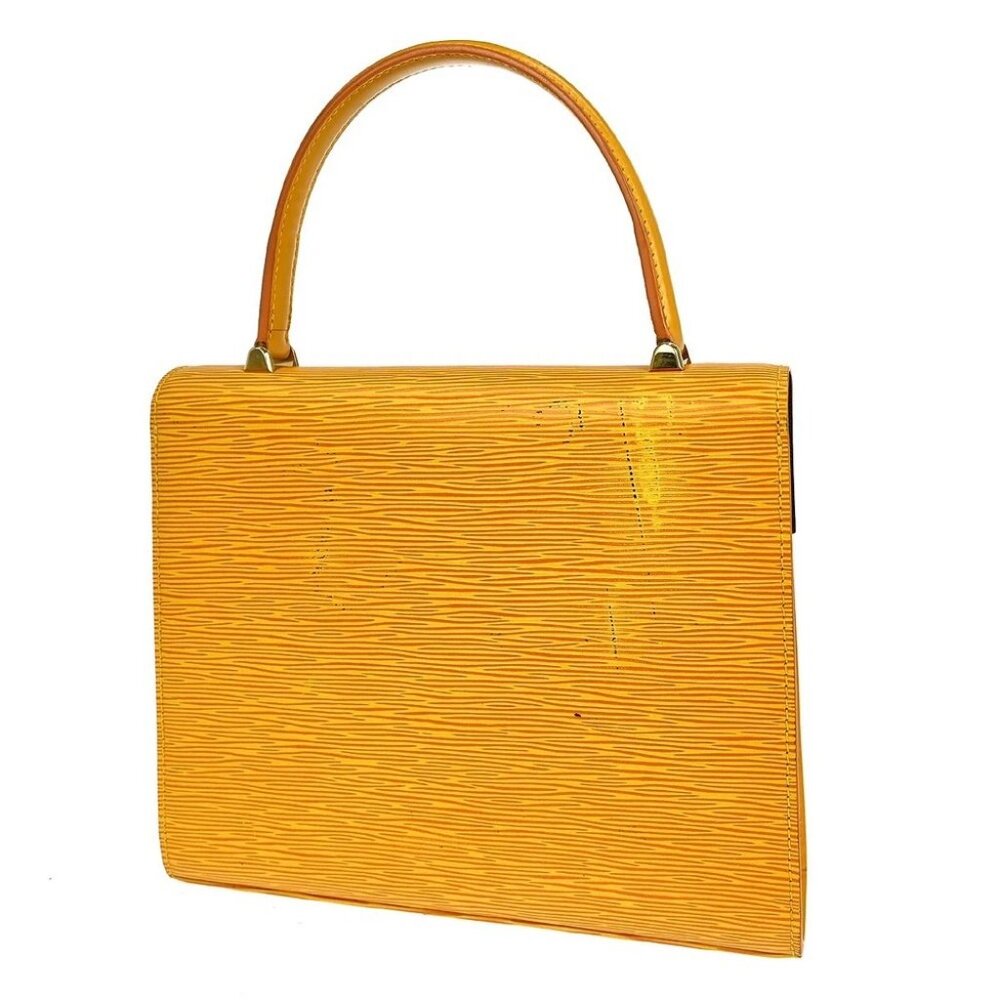 BUYIT LOUIS VUITTON YELLOW EPI MALESHERBES HANDBAG M52379 MI0957 NQ04217 - Picture 2 of 11